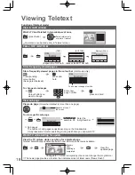 Предварительный просмотр 18 страницы Panasonic Viera TH-L32X20Z Operating Instructions Manual