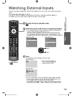 Preview for 19 page of Panasonic VIERA TH-L32X25A Operating Instructions Manual