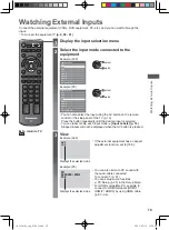 Preview for 19 page of Panasonic VIERA TH-L32X30A Operating Instructions Manual