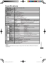 Preview for 73 page of Panasonic VIERA TH-L32X30A Operating Instructions Manual