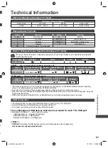 Предварительный просмотр 61 страницы Panasonic Viera TH-L32X50A Operating Instructions Manual