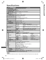 Preview for 74 page of Panasonic Viera TH-L32X50Z Operating Instructions Manual