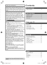 Preview for 3 page of Panasonic VIERA TH-L32XM5A Operating Instructions Manual