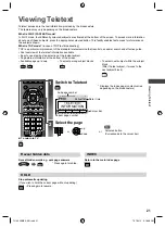 Preview for 21 page of Panasonic VIERA TH-L32XM5A Operating Instructions Manual