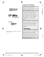 Предварительный просмотр 2 страницы Panasonic Viera TH-L32XV6G Operating Instructions Manual