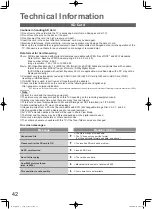 Preview for 42 page of Panasonic Viera TH-L37G10K Operating Instructions Manual