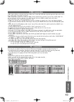 Preview for 43 page of Panasonic Viera TH-L37G10K Operating Instructions Manual