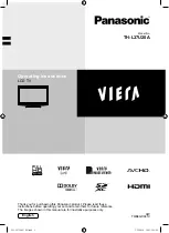 Preview for 1 page of Panasonic VIERA TH-L37U20A Operating Instructions Manual