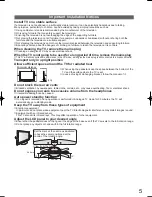 Preview for 5 page of Panasonic Viera TH-L37V10A Operating Instructions Manual