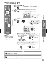 Preview for 13 page of Panasonic Viera TH-L37V10A Operating Instructions Manual