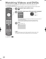 Preview for 20 page of Panasonic Viera TH-L37V10A Operating Instructions Manual