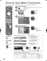 Preview for 22 page of Panasonic Viera TH-L37V10A Operating Instructions Manual