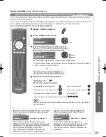 Preview for 41 page of Panasonic Viera TH-L37V10A Operating Instructions Manual