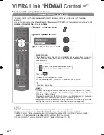 Preview for 42 page of Panasonic Viera TH-L37V10A Operating Instructions Manual