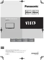 Preview for 1 page of Panasonic Viera TH-L42DT50Z Operating Instructions Manual