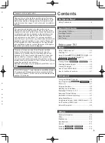 Preview for 3 page of Panasonic Viera TH-L42DT50Z Operating Instructions Manual