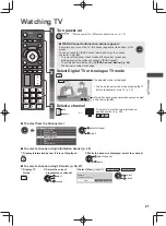 Preview for 21 page of Panasonic Viera TH-L42DT50Z Operating Instructions Manual