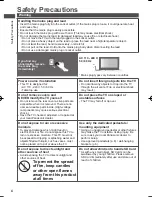 Preview for 4 page of Panasonic Viera TH-L42E30G Operating Instructions Manual