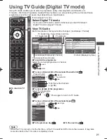 Preview for 21 page of Panasonic Viera TH-L42E30G Operating Instructions Manual