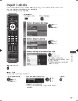 Preview for 39 page of Panasonic Viera TH-L42E30G Operating Instructions Manual