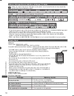 Preview for 72 page of Panasonic Viera TH-L42E30G Operating Instructions Manual