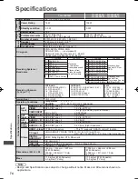 Preview for 74 page of Panasonic Viera TH-L42E30K Operating Instructions Manual