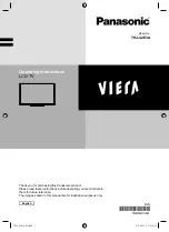 Panasonic VIERA TH-L42E3A Operating Instructions Manual preview