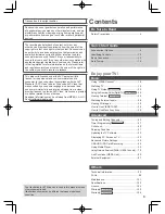 Preview for 3 page of Panasonic VIERA TH-L42ET5A Operating Instructions Manual