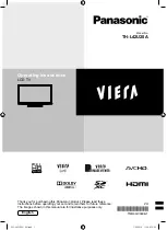 Panasonic VIERA TH-L42U20A Operating Instructions Manual preview