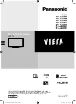 Panasonic VIERA TH-L42U20K Operating Instructions Manual preview