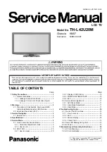 Panasonic VIERA TH-L42U20M Service Manual preview