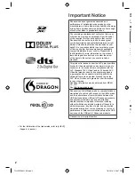 Preview for 2 page of Panasonic Viera TH-L55DT60Q Operating Instructions Manual