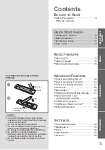 Preview for 3 page of Panasonic VIERA TH-P42A20K Operating Instructions Manual