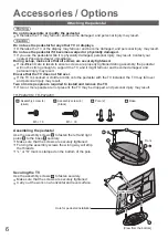 Preview for 6 page of Panasonic VIERA TH-P42A20K Operating Instructions Manual