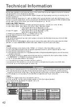 Preview for 42 page of Panasonic VIERA TH-P42A2G Operating Instructions Manual