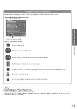 Preview for 13 page of Panasonic Viera TH-P42C10D Operating Instructions Manual