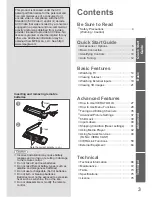 Предварительный просмотр 4 страницы Panasonic Viera TH-P42GT20D Operating Instructions Manual