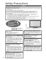 Предварительный просмотр 5 страницы Panasonic Viera TH-P42GT20D Operating Instructions Manual