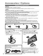 Предварительный просмотр 7 страницы Panasonic Viera TH-P42GT20D Operating Instructions Manual