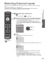 Предварительный просмотр 20 страницы Panasonic Viera TH-P42GT20D Operating Instructions Manual