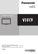 Preview for 2 page of Panasonic Viera TH-P42ST30A Operating Instructions Manual