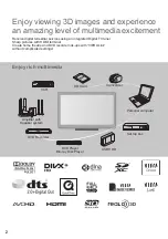 Preview for 3 page of Panasonic Viera TH-P42ST30A Operating Instructions Manual