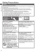 Preview for 5 page of Panasonic Viera TH-P42ST30A Operating Instructions Manual