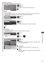 Preview for 74 page of Panasonic Viera TH-P42ST30A Operating Instructions Manual