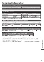 Preview for 88 page of Panasonic Viera TH-P42ST30A Operating Instructions Manual