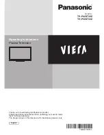 Preview for 1 page of Panasonic Viera TH-P42ST30Z Operating Instructions Manual