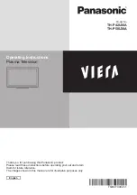 Preview for 2 page of Panasonic VIERA TH-P42U30A Operating Instructions Manual