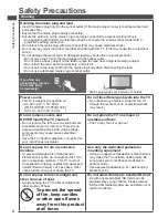 Preview for 4 page of Panasonic Viera TH-P42UT30D Operating Instructions Manual