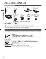 Предварительный просмотр 6 страницы Panasonic Viera TH-P42UT50Z Operating Instructions Manual