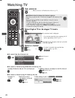 Предварительный просмотр 20 страницы Panasonic Viera TH-P42UT50Z Operating Instructions Manual